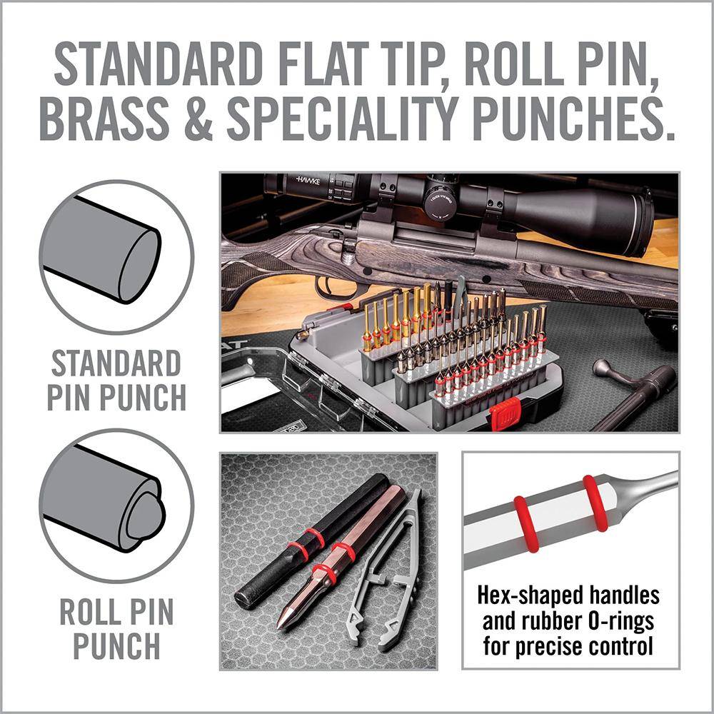 Real Avid Accu-Punch Master Set 37-piece Pin Punch Set with Alignment Tool - Image 6