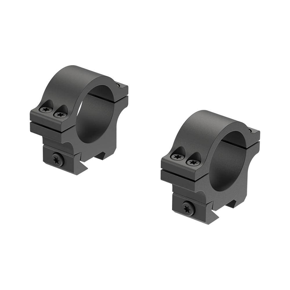 Leupold Open Range Rimfire Cross-Slot Rings 1" Medium Black - Image 2