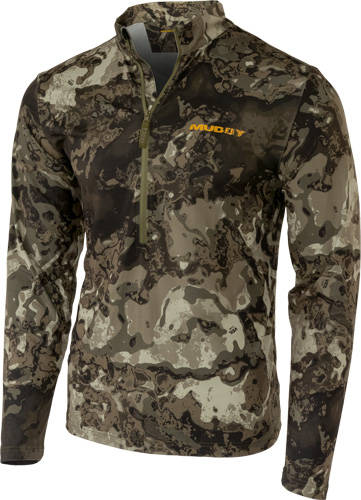 Muddy TR Lightweight Quarter Zip Long Sleeve Shirt Veil Canyon Grey XL - Image 3
