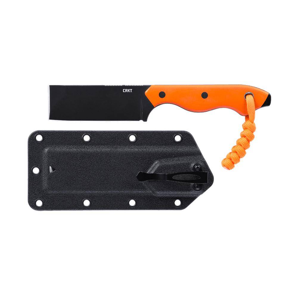CRKT Razel Fixed Knife 3" Chisel Blade Orange - Image 5
