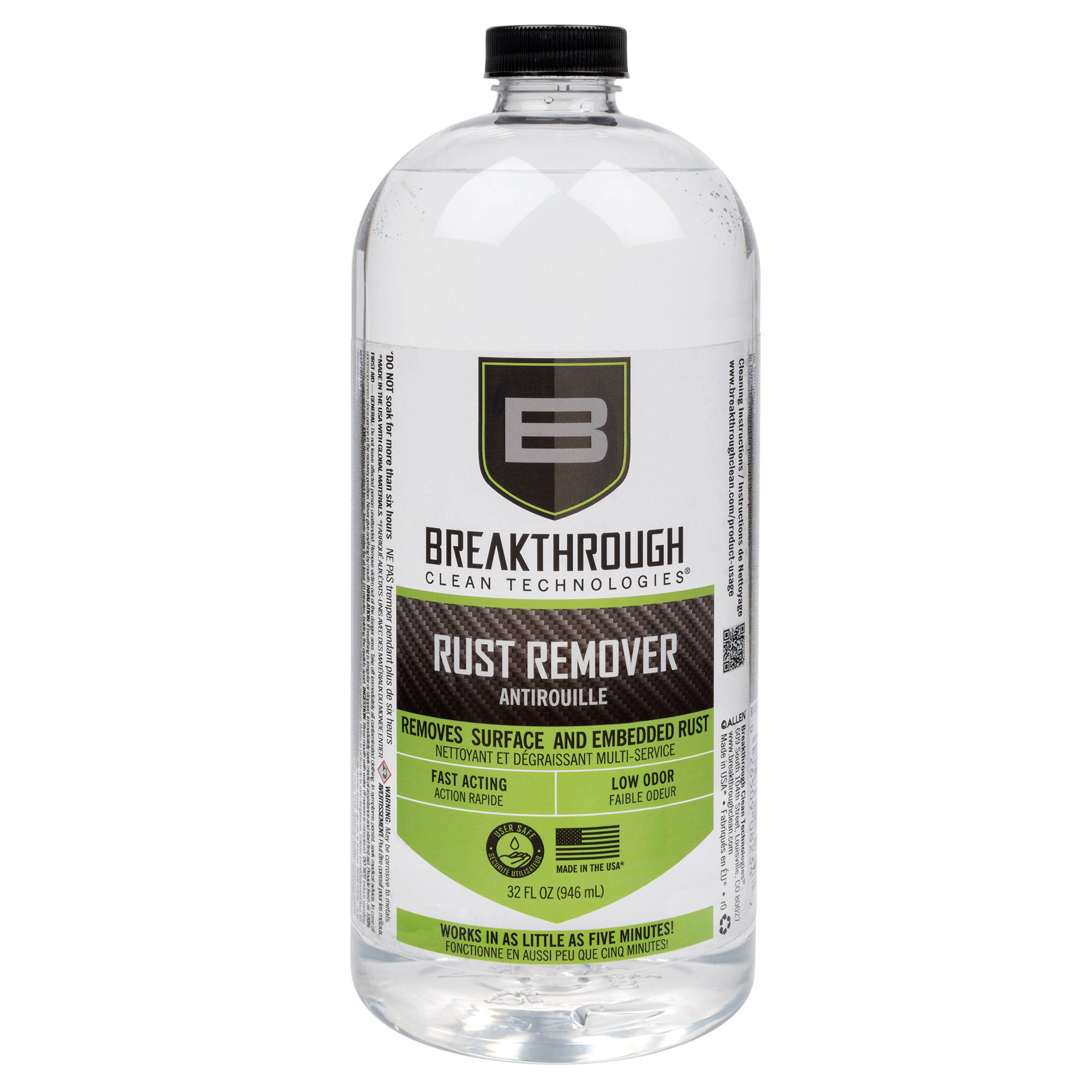 Breakthrough Clean Technologies Rust Remover 32 oz Bottle - Image 2