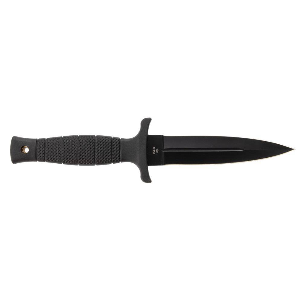 SOG Knives Nightshade Fixed Knife 4-3/4" Spear Point Blade Black - Image 4