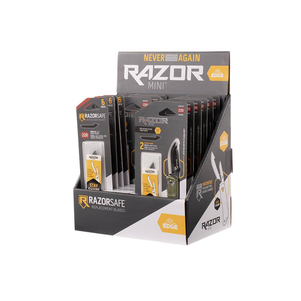 Outdoor Edge Razor Mini Display 2-1/5" PDQ Display 9/ct - Image 2