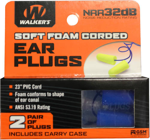 WALKER'S 2PK CORDED PLUG W/CASE - Image 2