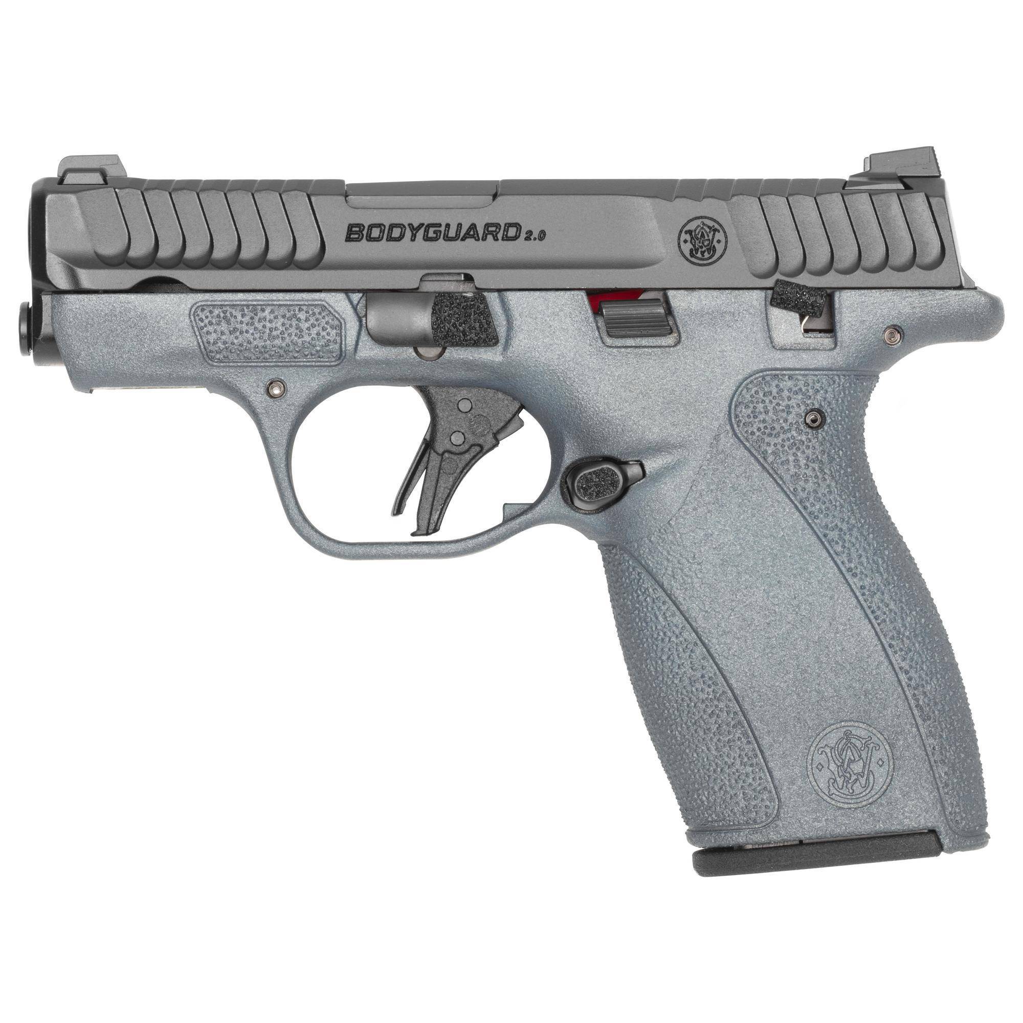 S&W M&P Bodyguard 2.0 Blue Titanium Thumb Safety Handgun .380 Auto 10(1)&12(1)rd Magazines 2.75" Barrel Titan Blue Grip - Image 6