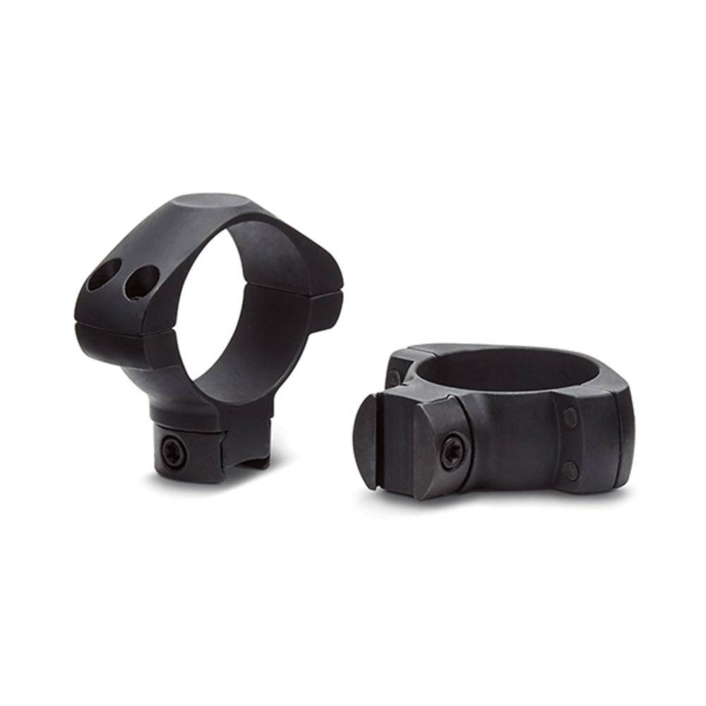 Konus 2-Piece Steel Riflescope Rings for Airguns & .22 Rails 1" High Black