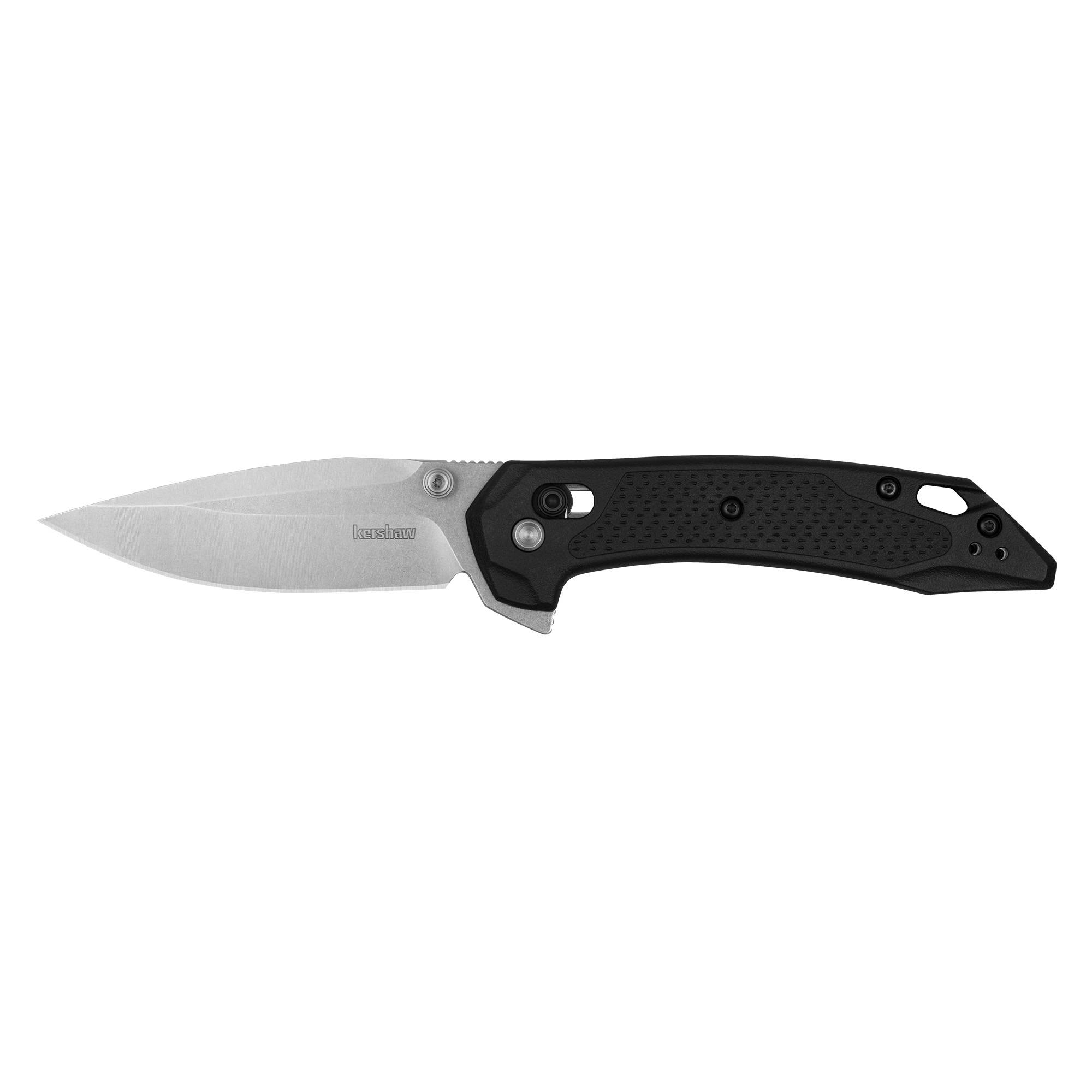 Kershaw Bonneville Folding Knife 3-1/5" Modified Clip Point Blade Black - Image 4