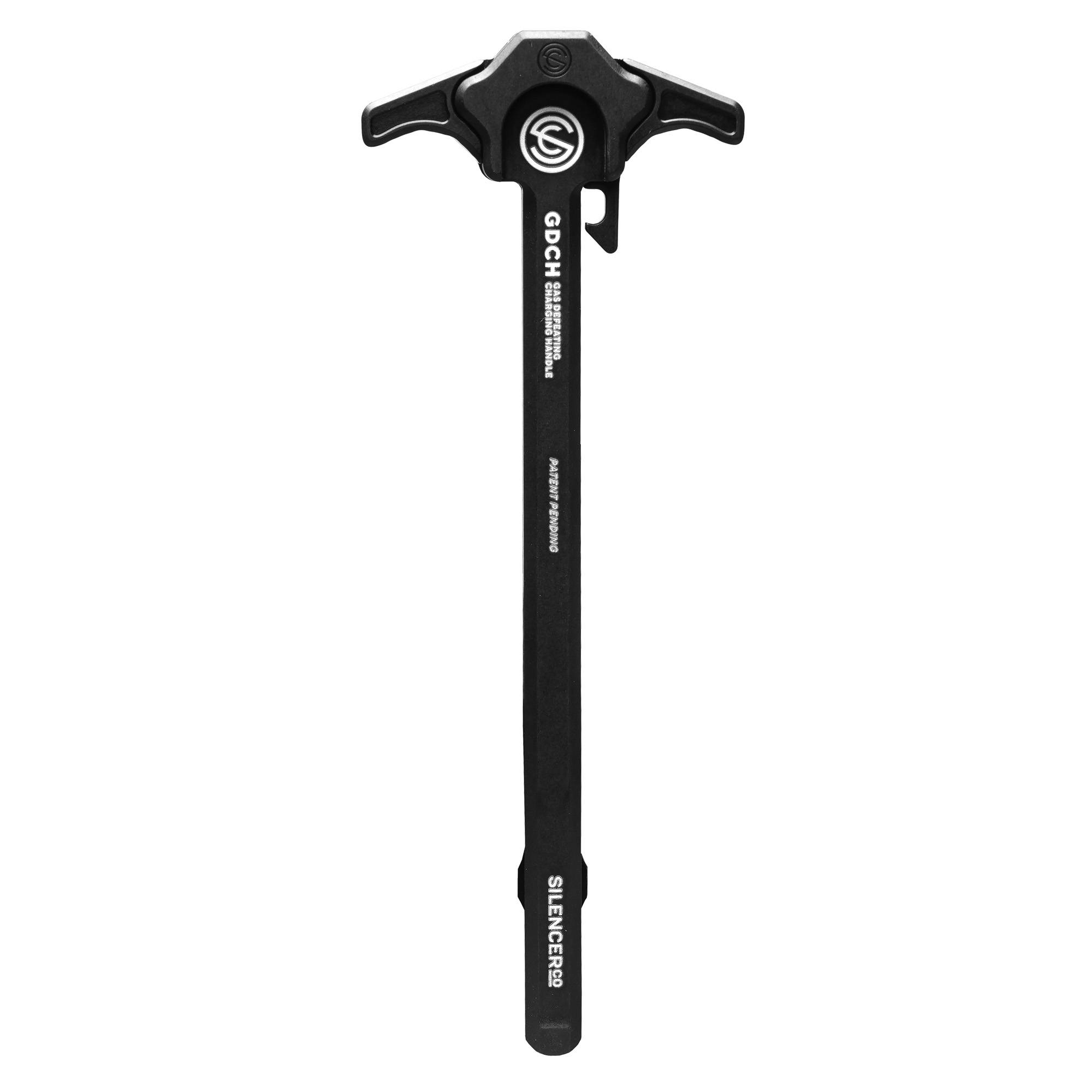 SilencerCo AR-15 Gas Defeating Charging Handle Black - Image 2