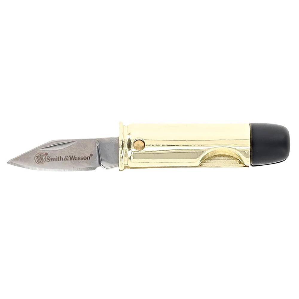 Smith & Wesson Americas Heroes Folder Pocket Knife Combo 3-1/2" Clip Point Blade with Bullet Knife - Image 3