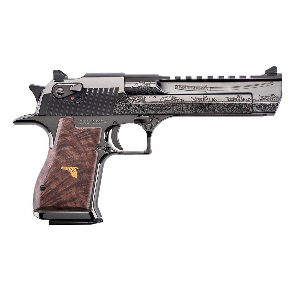 Magnum Research "Dueling Katanas" Desert Eagle Mark XIX Handgun .50 AE 7rd Magazine 6" - BLEMISHED