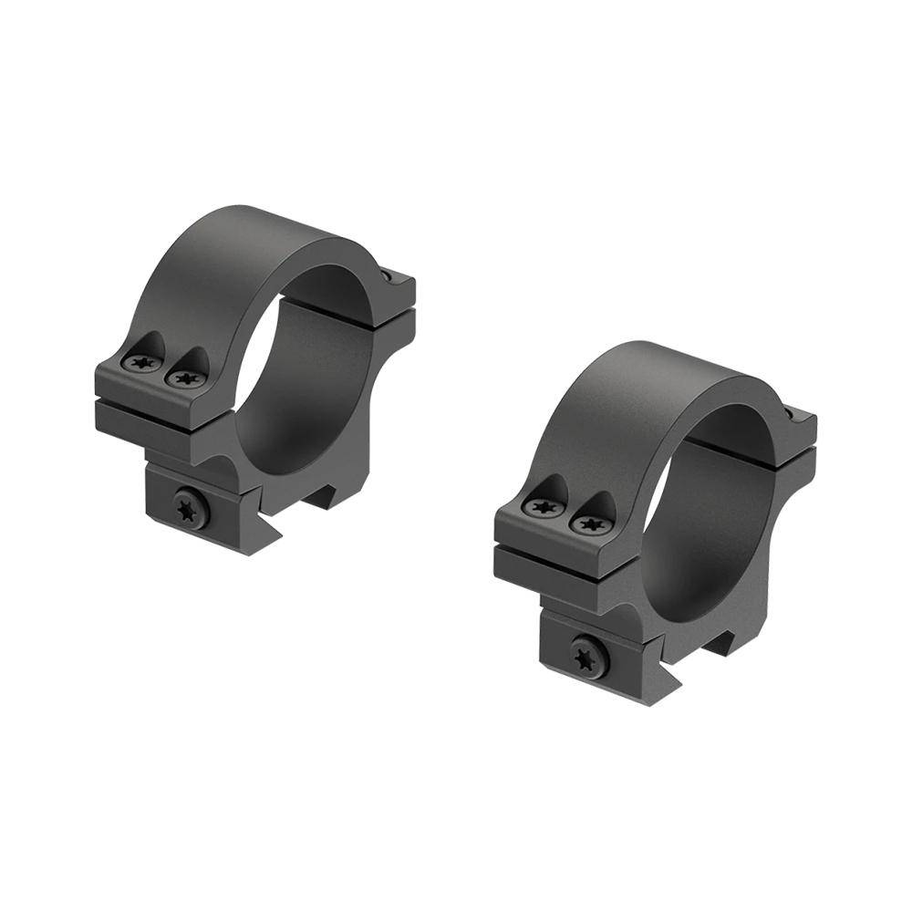 Leupold Open Range Rimfire Cross-Slot Rings 30mm Medium Black - Image 2