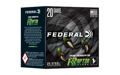 Federal Ron Roberts Raptor Steel Shotshells 20ga 3" 1oz 1400 fps #2 25/ct - Image 2