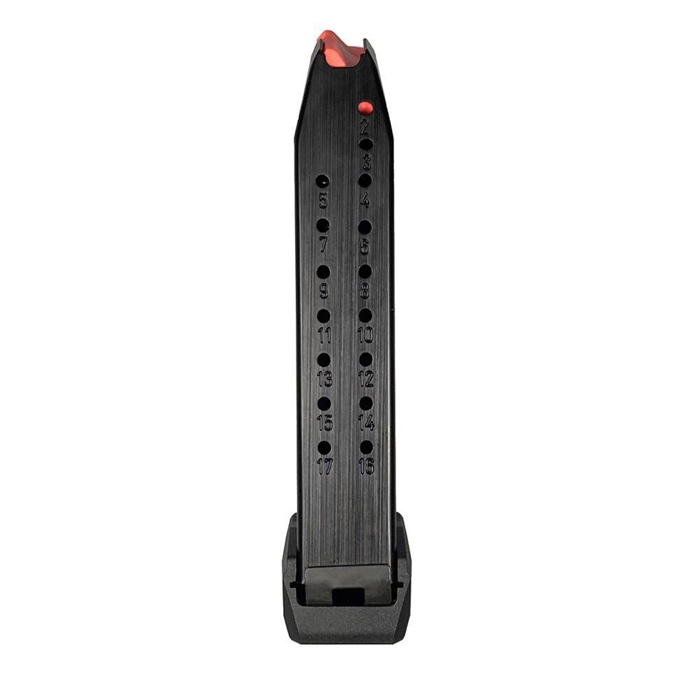 Global Ordnance Handgun Magazine for Arex Delta L/X 9mm Luger 17/rd with +2 Ext - Image 2