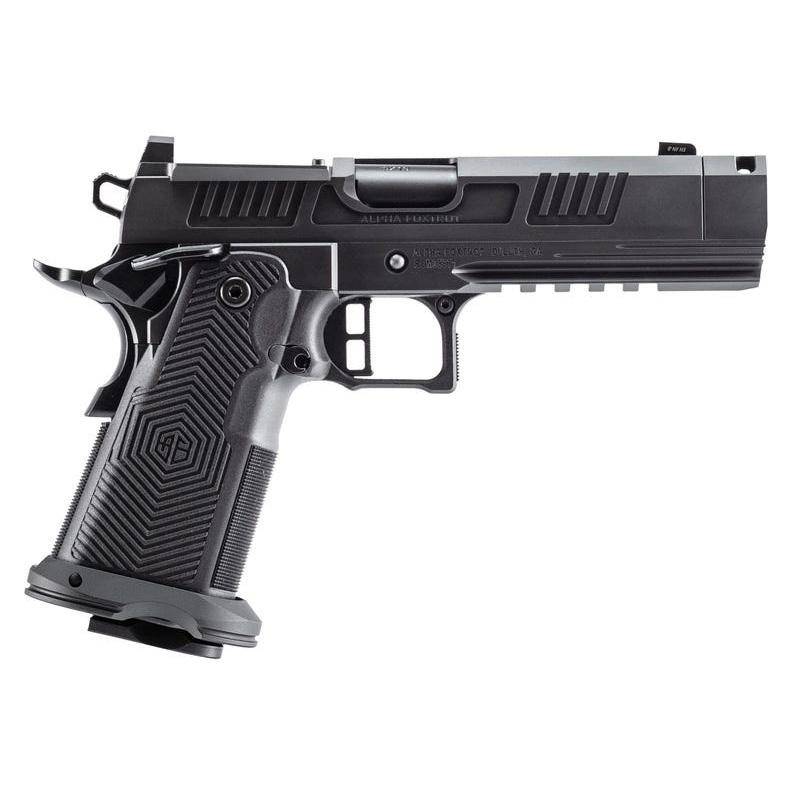 Alpha Foxtrot 1911 Romulus .45 Auto 13rd Magazines(2) 4.25" Comp Threaded Barrel MOS DLC Black