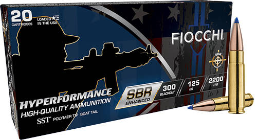 Fiocchi Hyperformance SBR SST Ammunition .300 Blackout 125gr PT 2250 fps 20/ct - Image 3