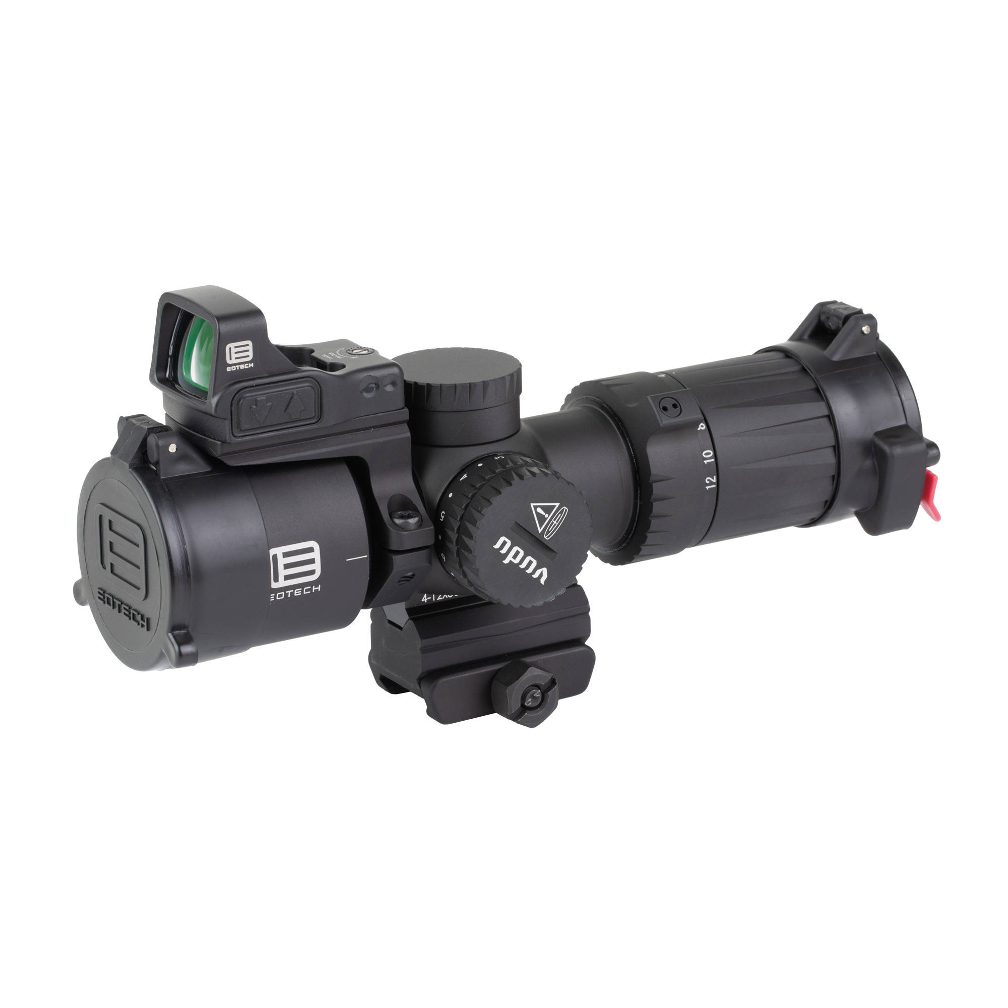 EOTech Vudu Rifle Scope Package 4-12x36 36mm FFP MR5 Black with EFLX and Ring Mount - Image 8