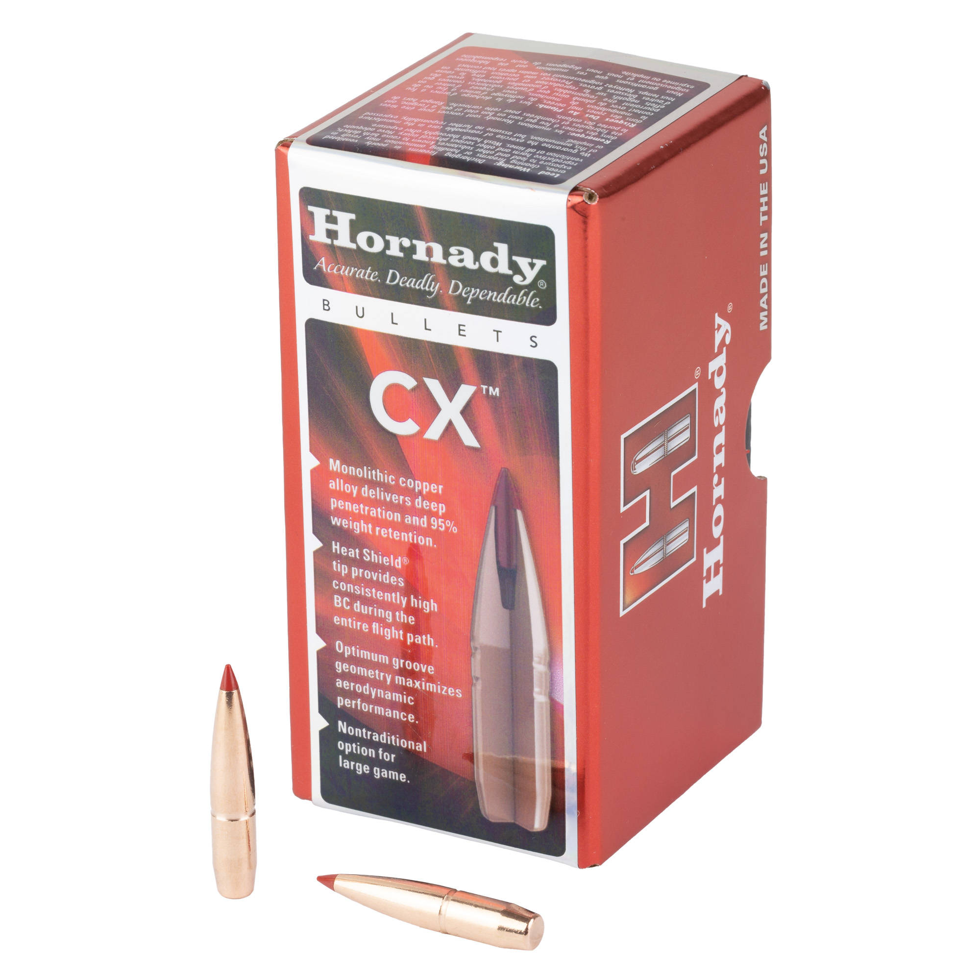 Hornady Rifle Bullets 25 cal .257" 112 GR CX 50/ct - Image 2