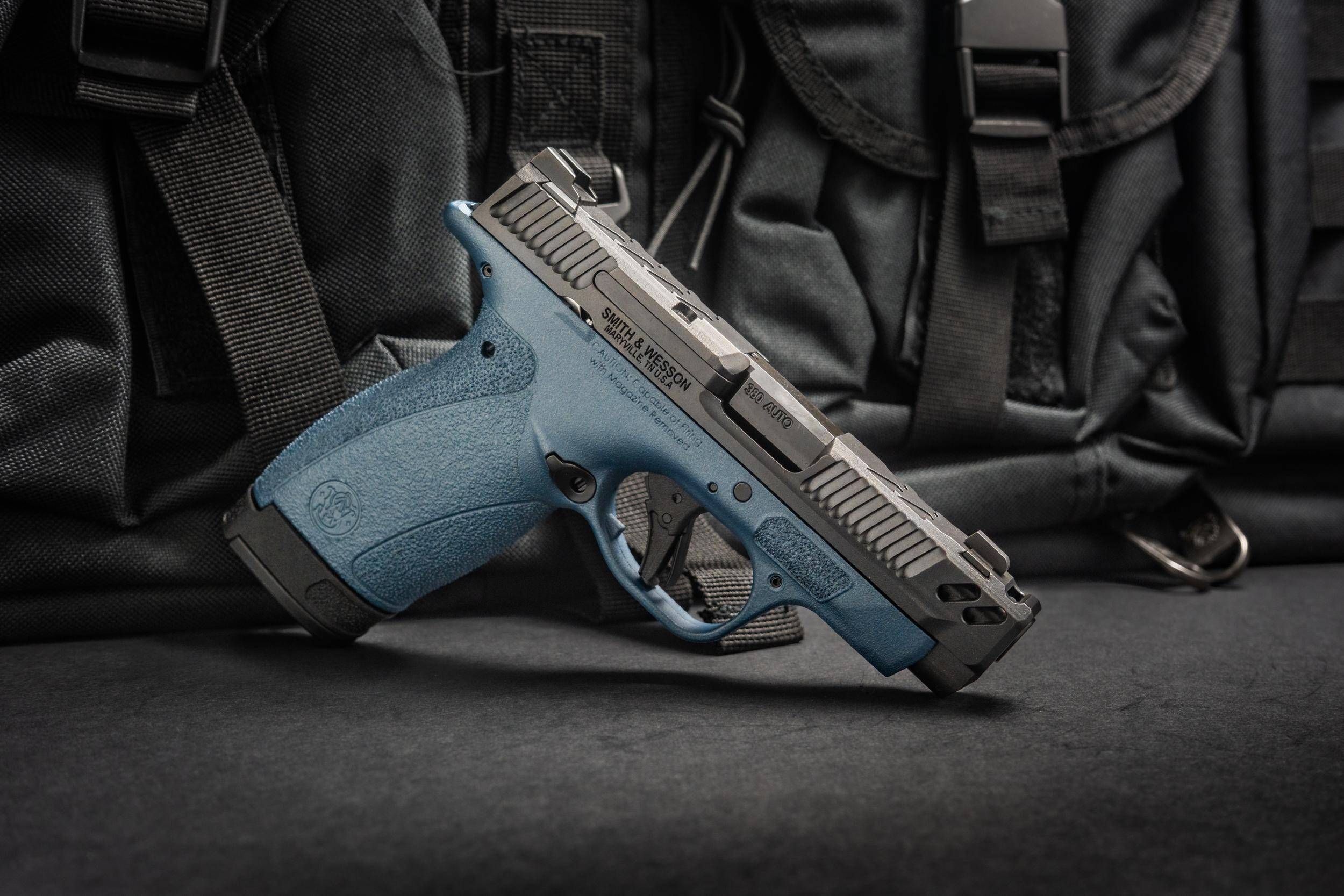 S&W PC Bodyguard 2.0 Blue Titanium Carry Comp Handgun .380 Auto 10(1)&12(1)rd Magazines 3.1" Comp Barrel No Thumb Safety - Image 7