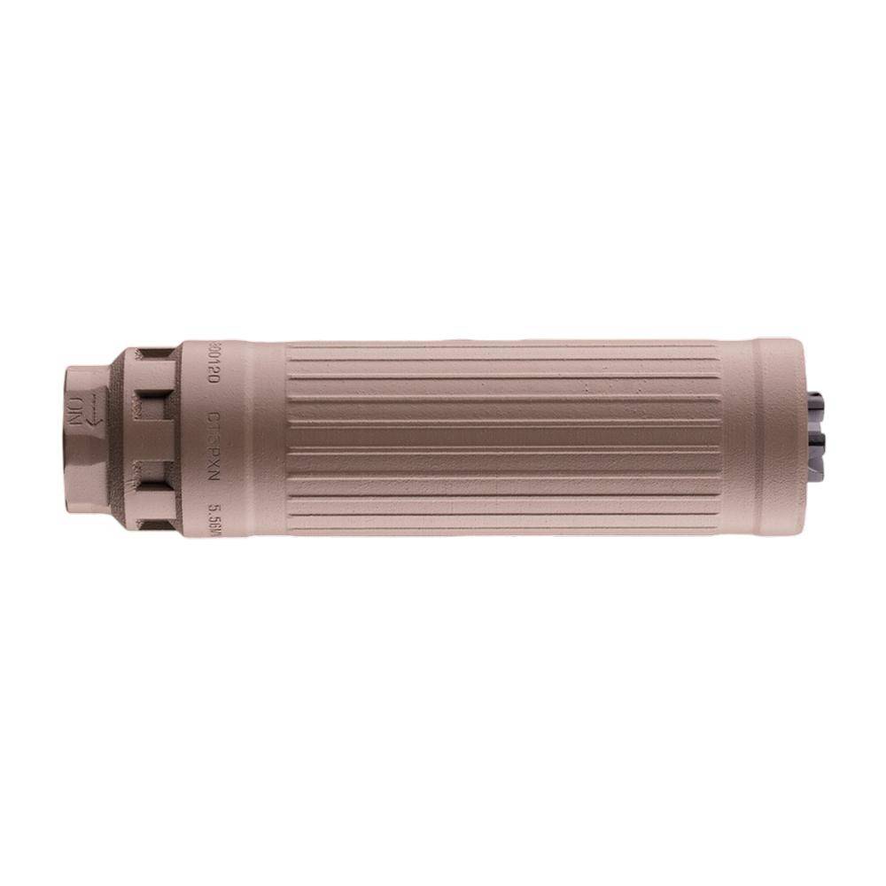 Dead Air Defense CT5P Patrol Suppressor 5.56mm XENO Mount FDE