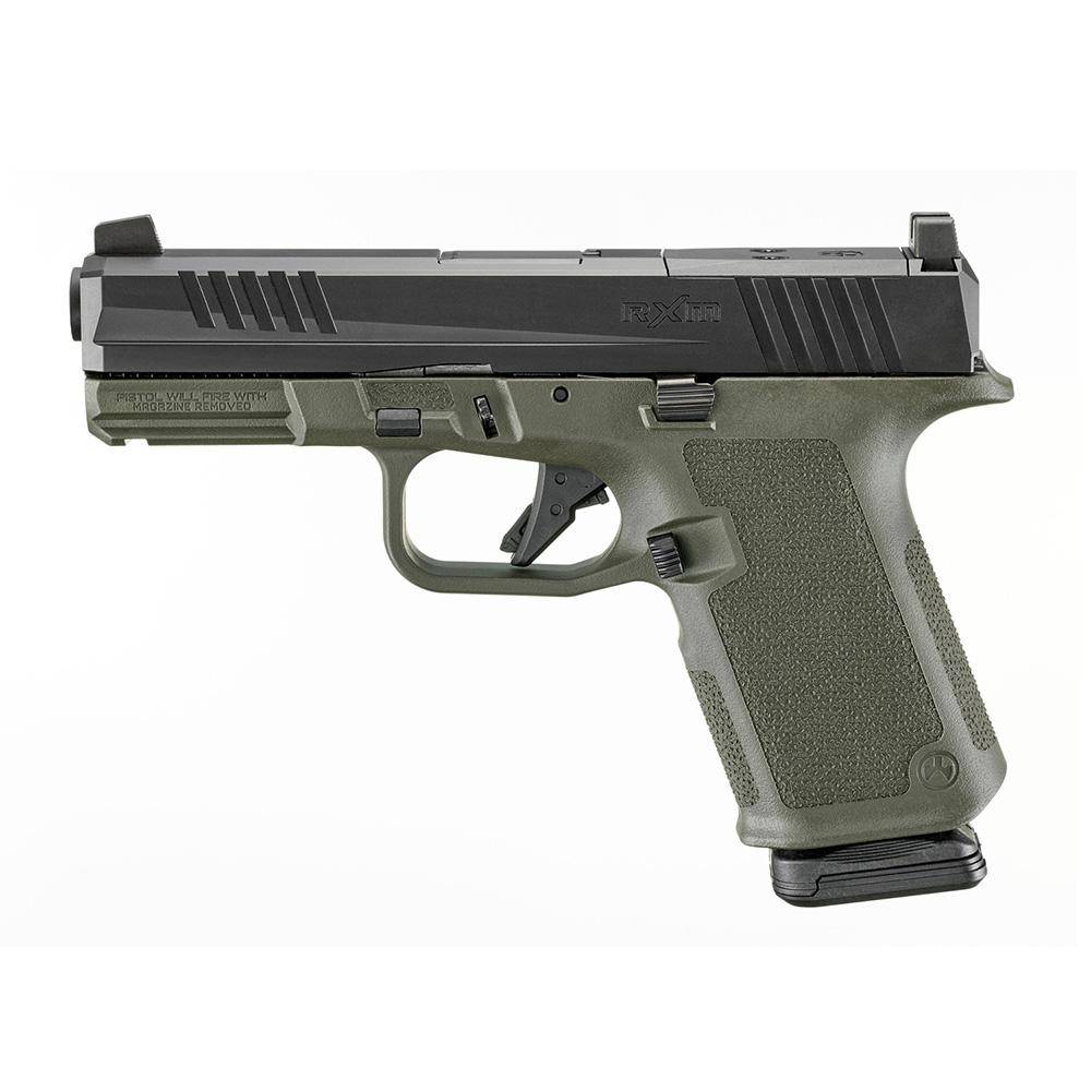 Ruger RXM Handgun 9mm Luger 15rd Magazines(2) 4" Barrel ODG Poly Frame Front Night Sight - Image 6