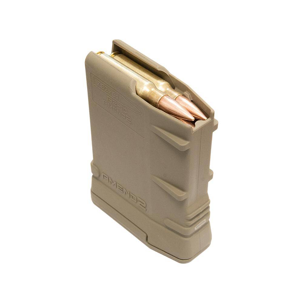 Amend2 SR-25 Mod-A Rifle Magazine Coyote Brown 7.62x51 10/rd