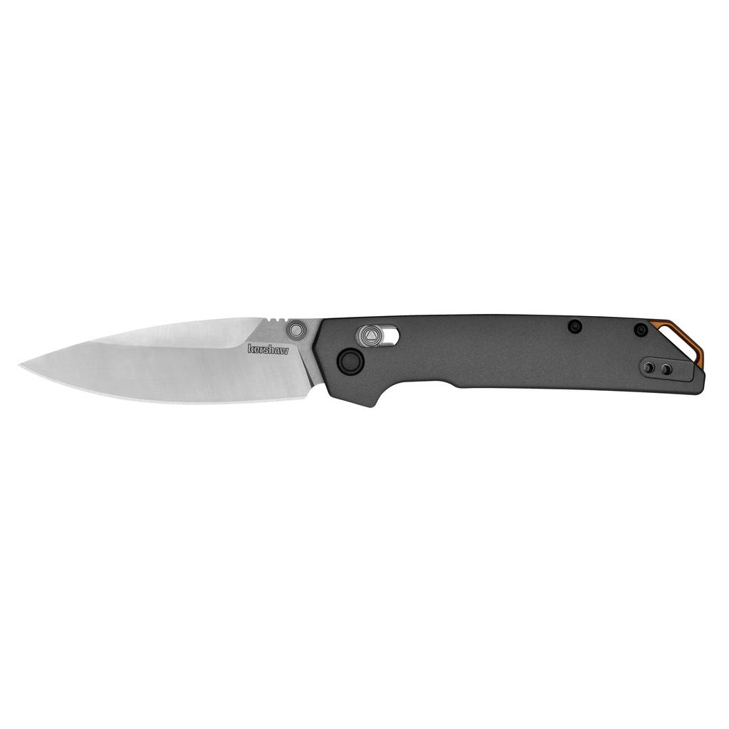 Kershaw Iridium Folding Knife 3-2/5" Spear Point Blade Grey