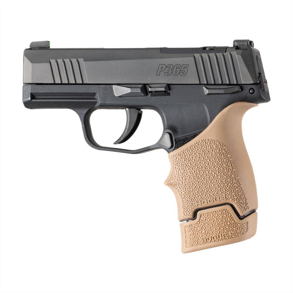 Hogue Overmolded Rubber Magazine Extended Base Pad for Sig P365/365-380 12rd FDE - Image 3