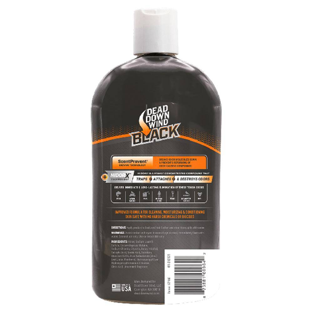 Dead Down Wind Black Premium 3-in-1 Body Wash / Shampoo / Conditioner 16 oz - Image 2