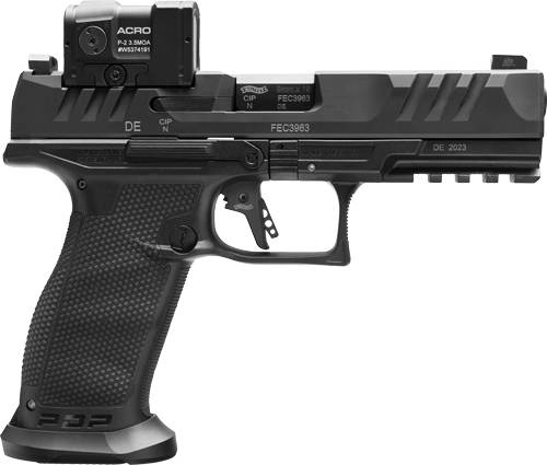 Walther PDP Pro Full Size Handgun 9mm Luger 18rd Magazines (3) 4.5" Barrel Black with Aimpoint ACRO Optic - Image 3