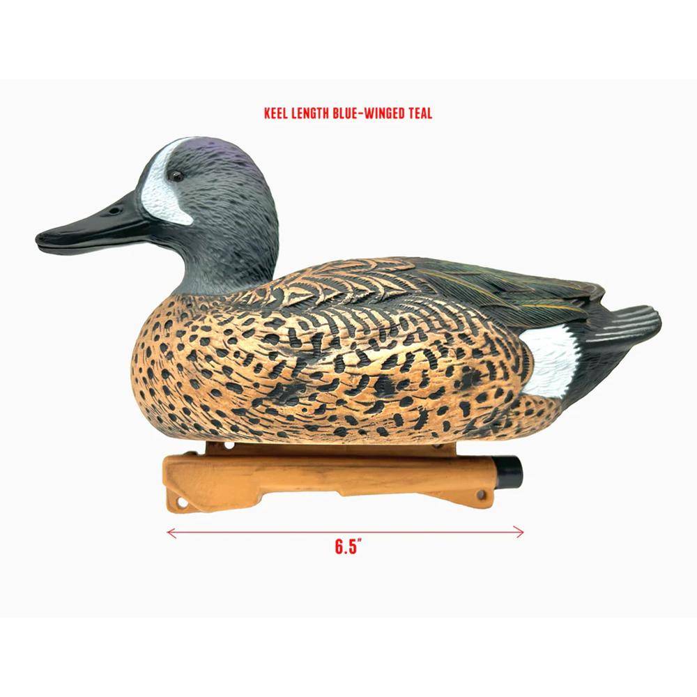 Rig'Em Right Mainline Series Blue-Winged Teal Duck Decoy 12/ct - Image 8