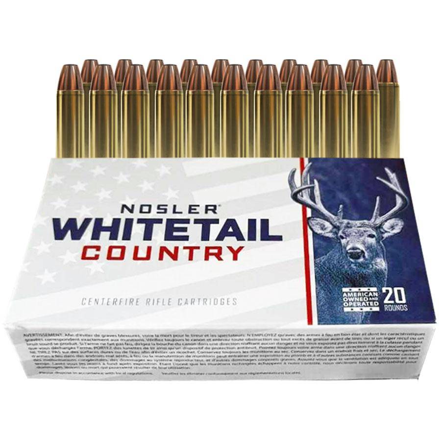 Nosler Whitetail Country Rifle Ammunition 45-70 Govt 300gr LFN 1950 fps 20/ct - Image 6