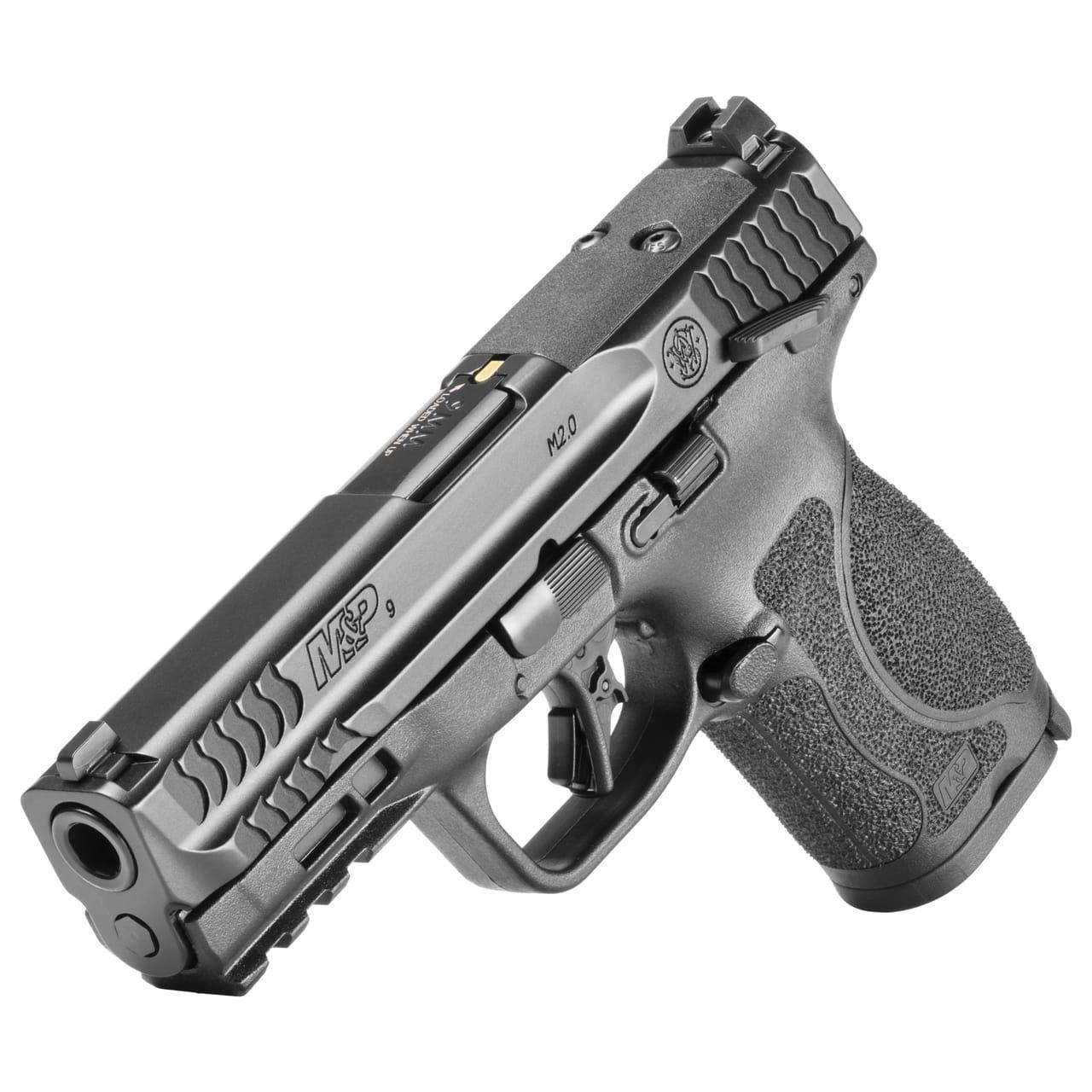 S&W M&P9 M2.0 Compact Optic Ready Handgun 9mm Luger 10rd Magazines(2) 4" Barrel Thumb Safety Load Indicator CA Compliant - Image 2