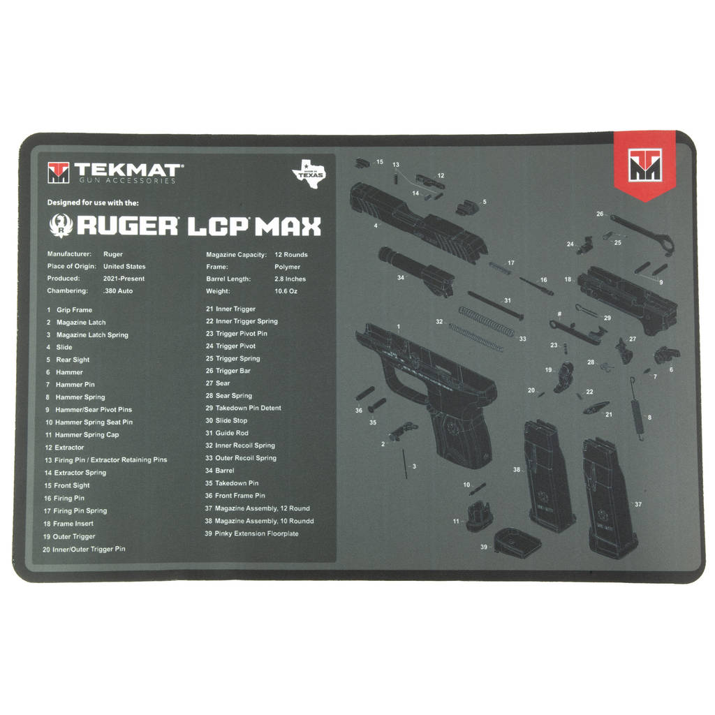 TEKMAT RUGER LCP MAX CLEANING MAT
