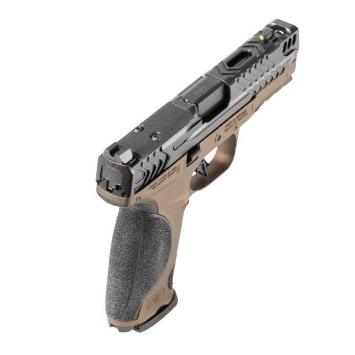 S&W PC M&P9 M2.0 Metal Carry Comp Midnight Bronze Grip Handgun 9mm Luger 17rd Magazines(2) 4.22" Ported Barrel - Image 2