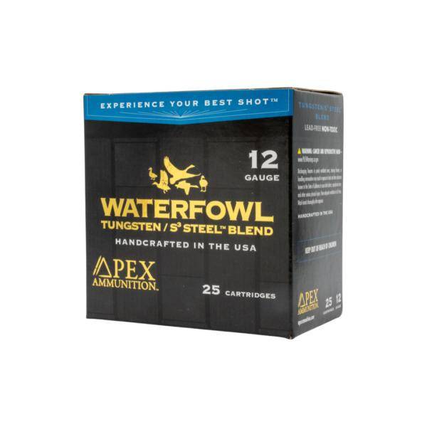 Apex Ammunition Waterfowl TSS & Steel Shotshells 12ga 3" 1-5/16oz #7.5 & #4 25/ct