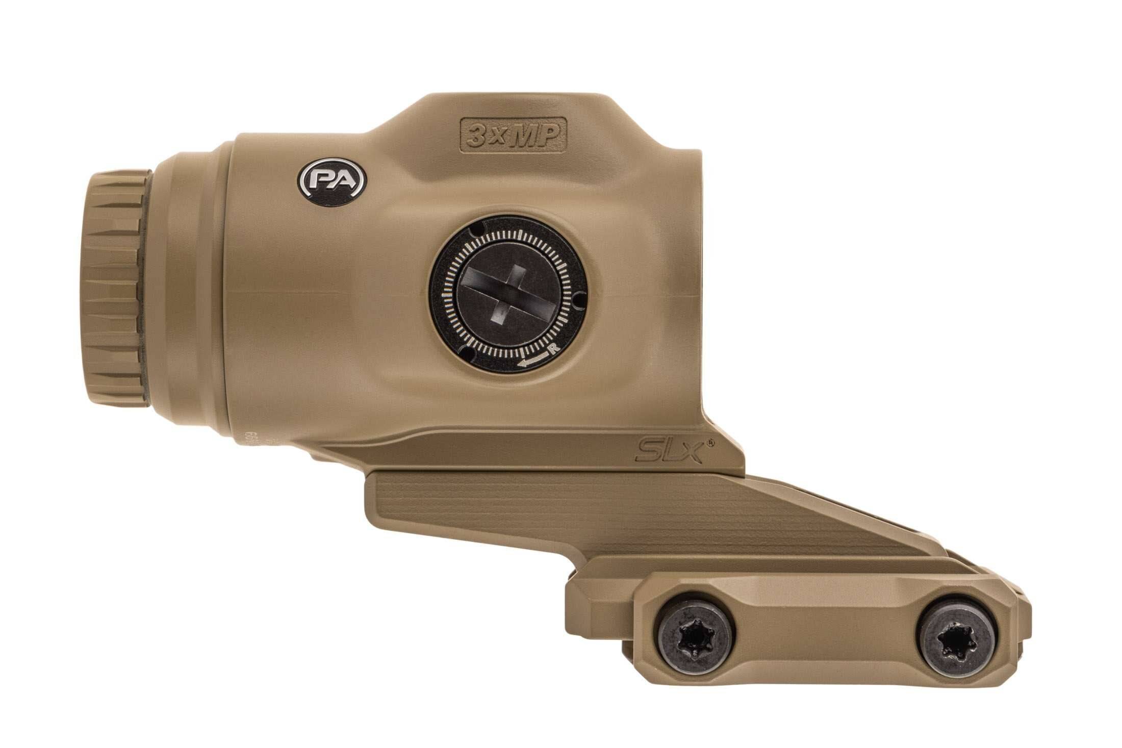 Primary Arms SLx 3X MicroPrism™ Scope - Red Illuminated ACSS Raptor Reticle - 5.56/.308 - Yard - FDE - Image 4