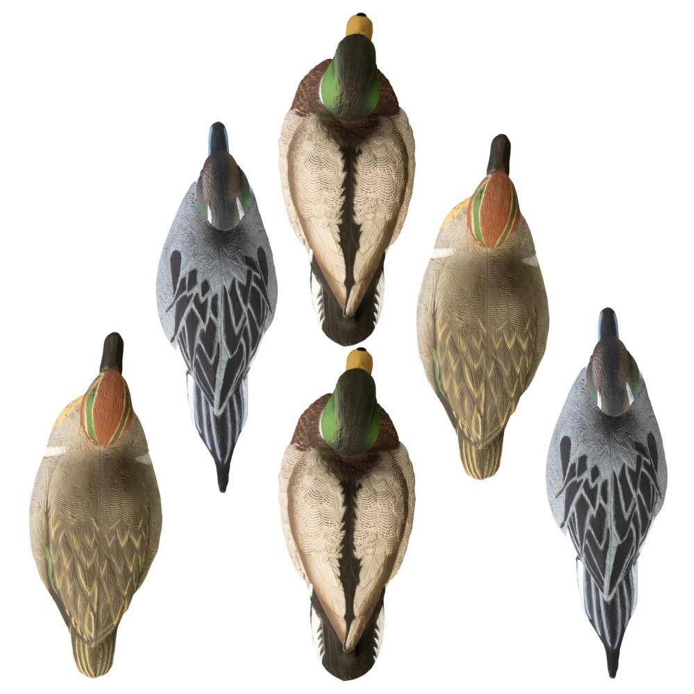 Higdon Late Season Puddle Pack Standard Foam Drakes 2 Mallard 2 Pintails 2 GW Teal 6/ct - Image 2