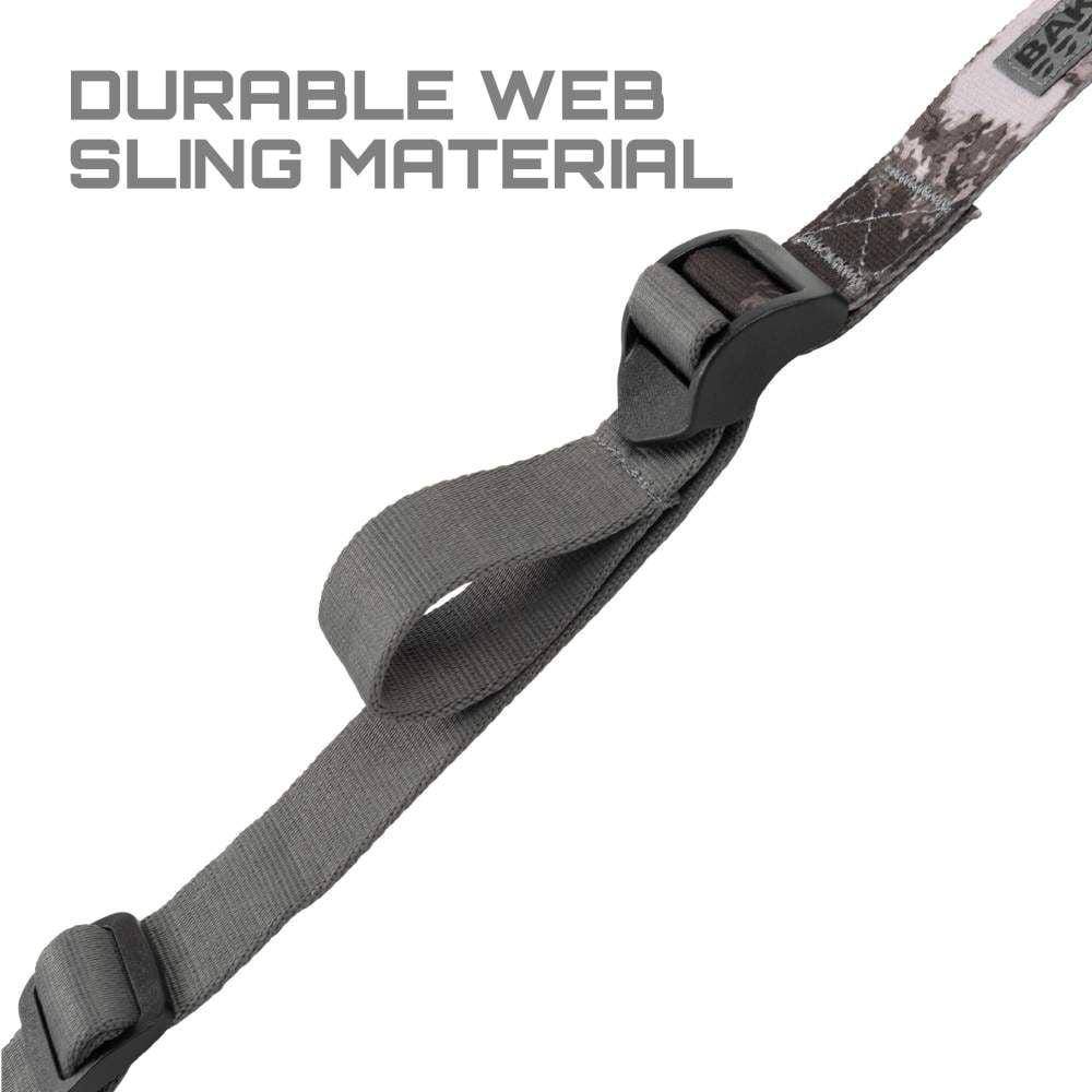 Allen Trak Traction Web Rifle Sling with QD Swivels 36" Veil Tac Grey - Image 6