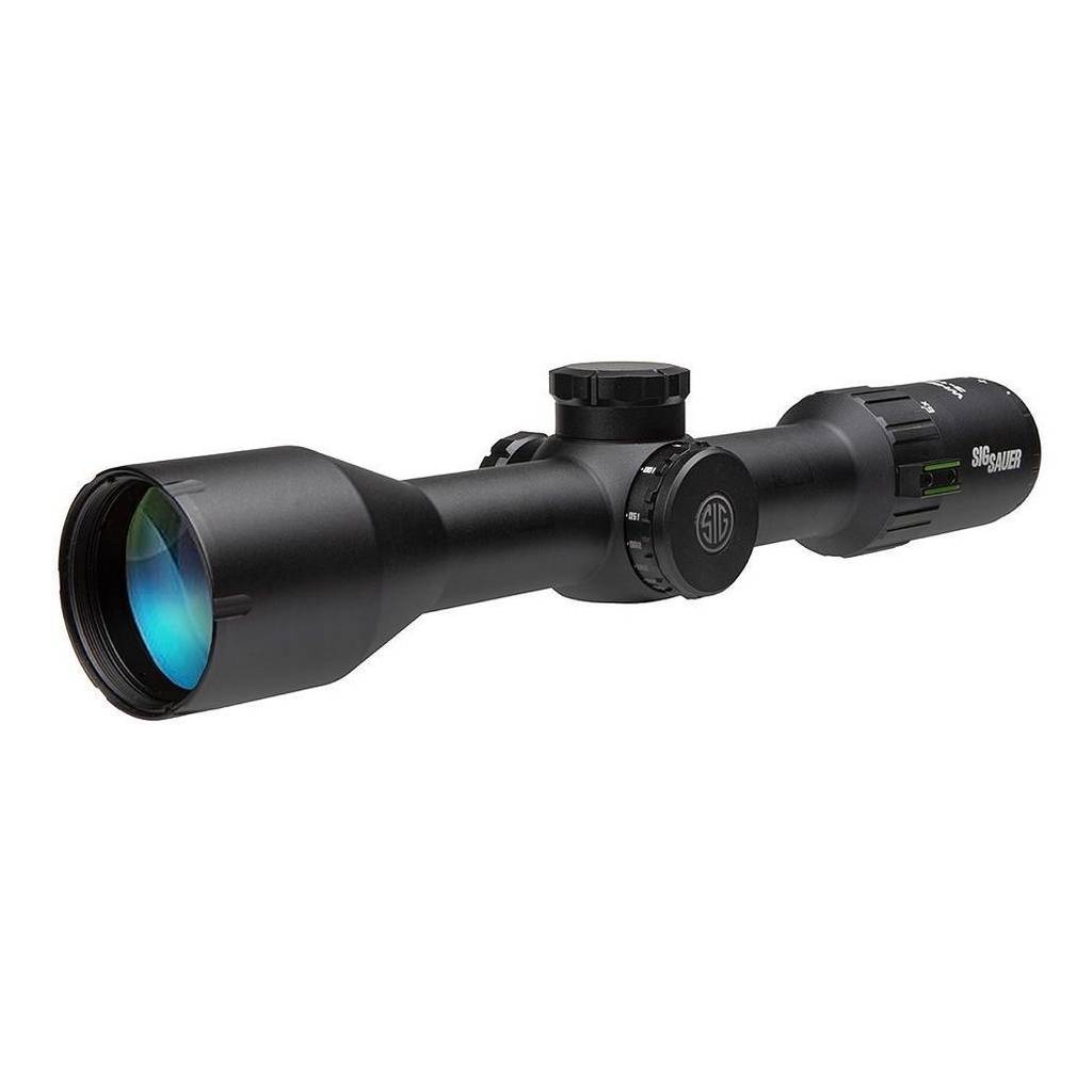 Sig Sauer WHISKEY6 Rifle Scope 3-18x44 30mm SFP QUADPLEX LOCKING 0.25 MOA ADJ Black