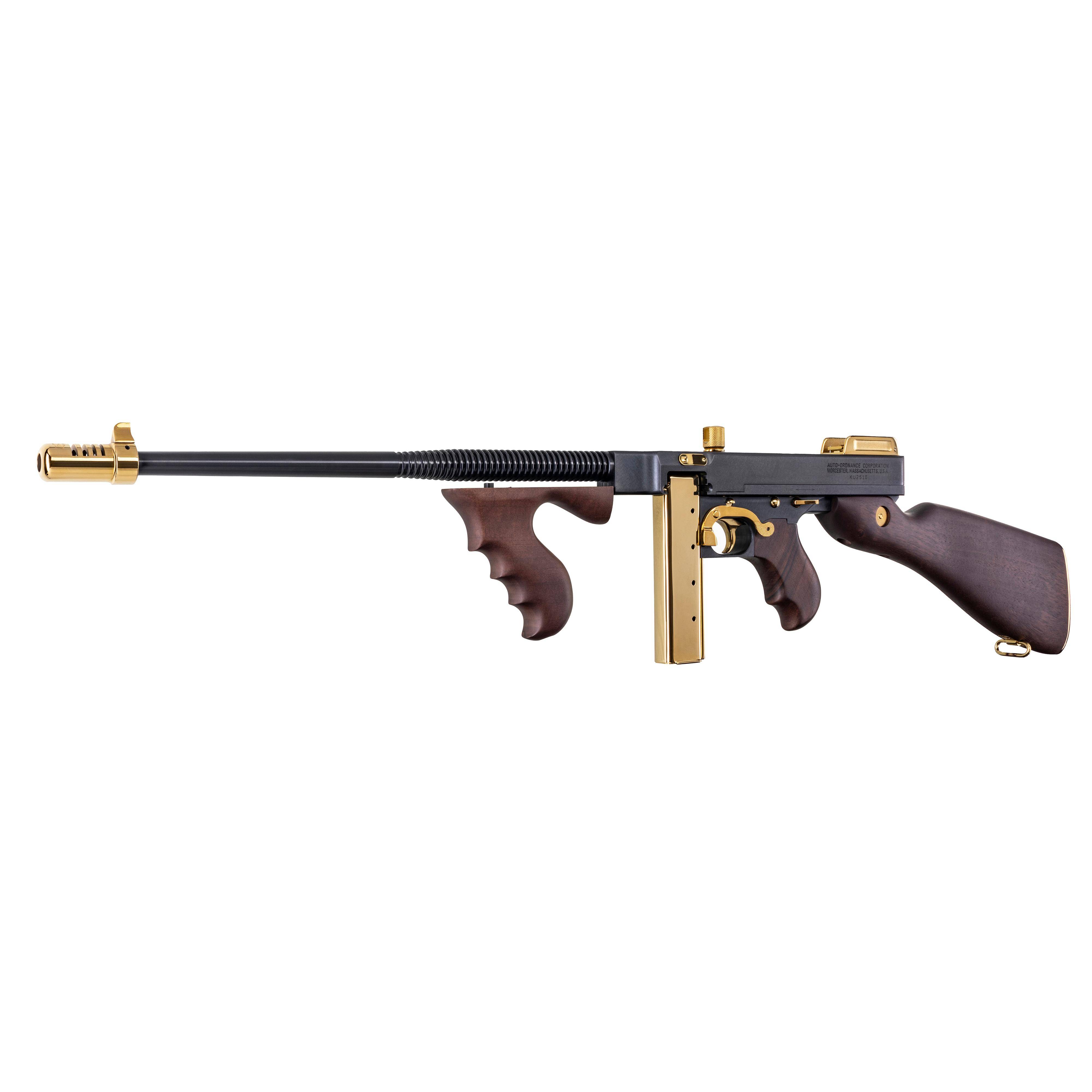 Kahr Auto Ordanace 1927A-1 Dlx Rifle .45 Auto 20rd Magazine 18" Barrel Black w/Gold Walnut Furniture - Image 5
