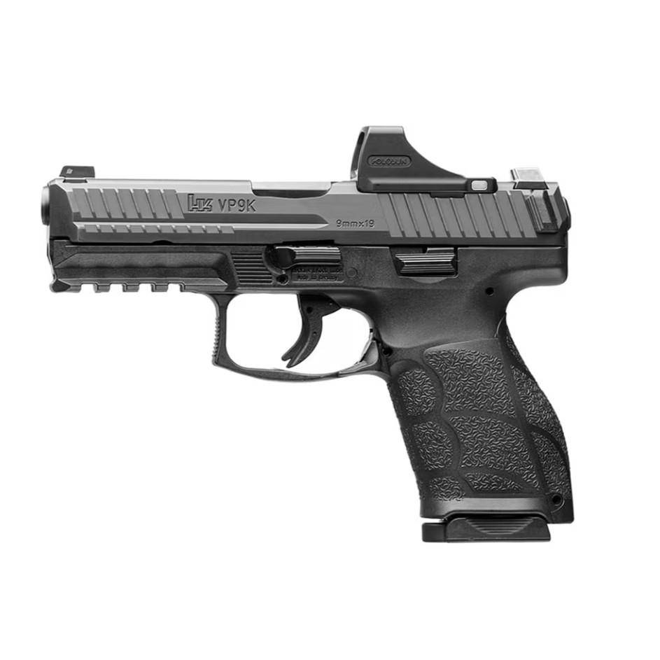 H&K VP9A1 F OE HOLOSUN SCS Handgun 9mm Luger 15rd Magazines (2) 4.53" Barrel Black