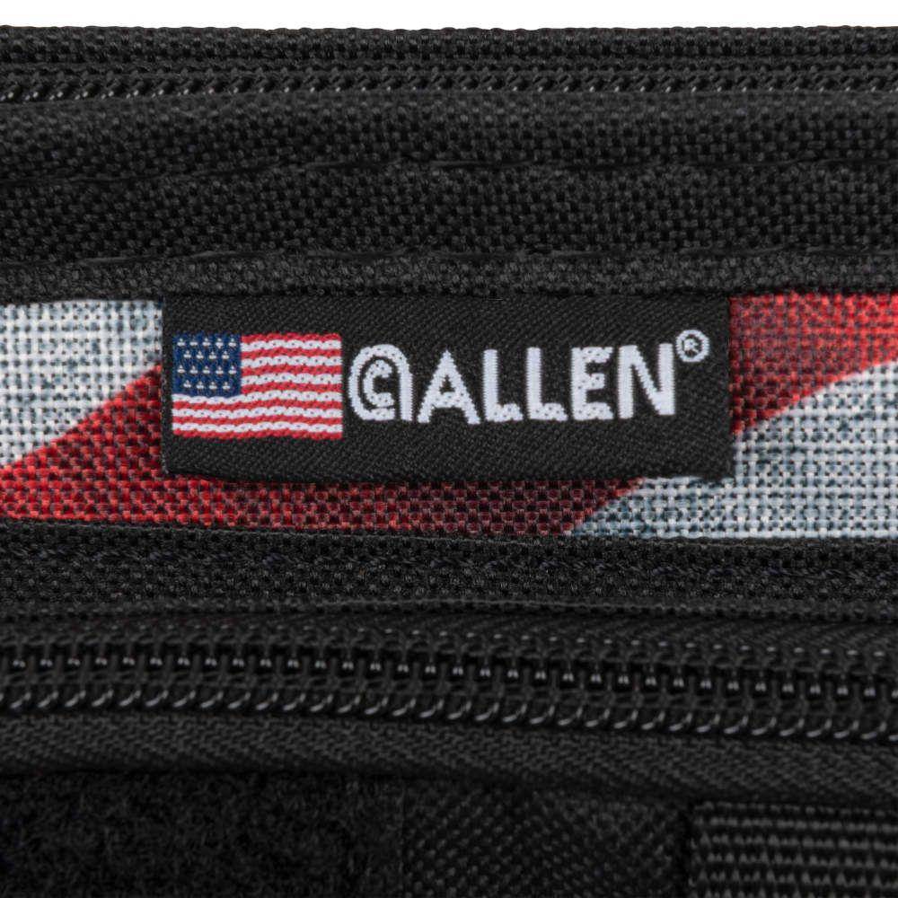 Allen Victory Series Double Tactical Soft Handgun Case 9" Flag Black - Image 7