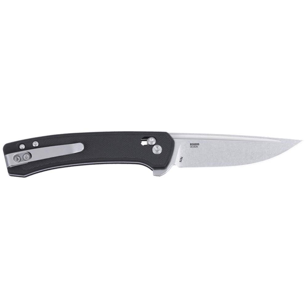 CRKT Q Compact Folding Knife 3" Drop Point Blade Black - Image 2