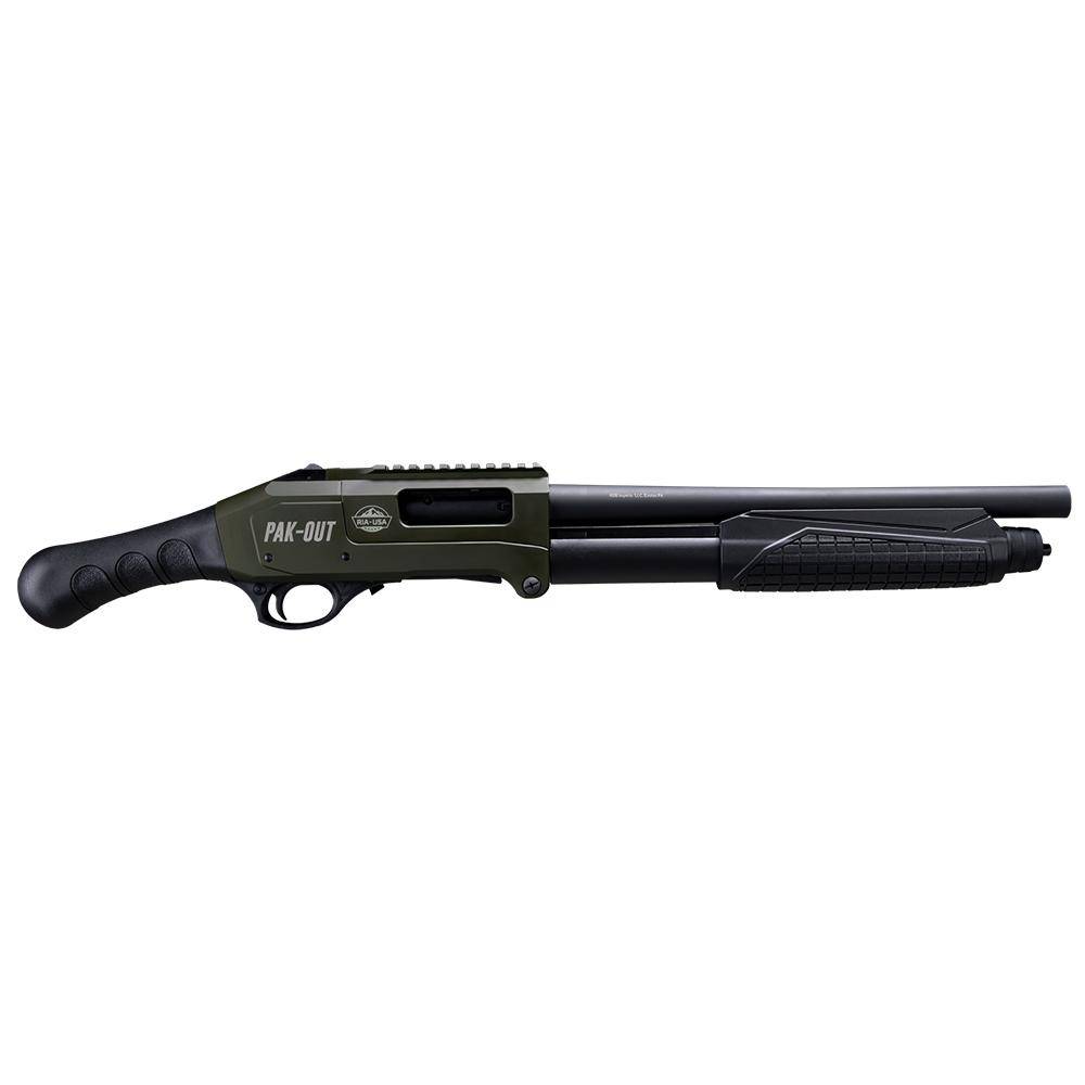 Rock Island Armory Pak Out Short Shotgun 12 ga 3" Chamber 4rd Magazine 14.25" Barrel OD Green Black