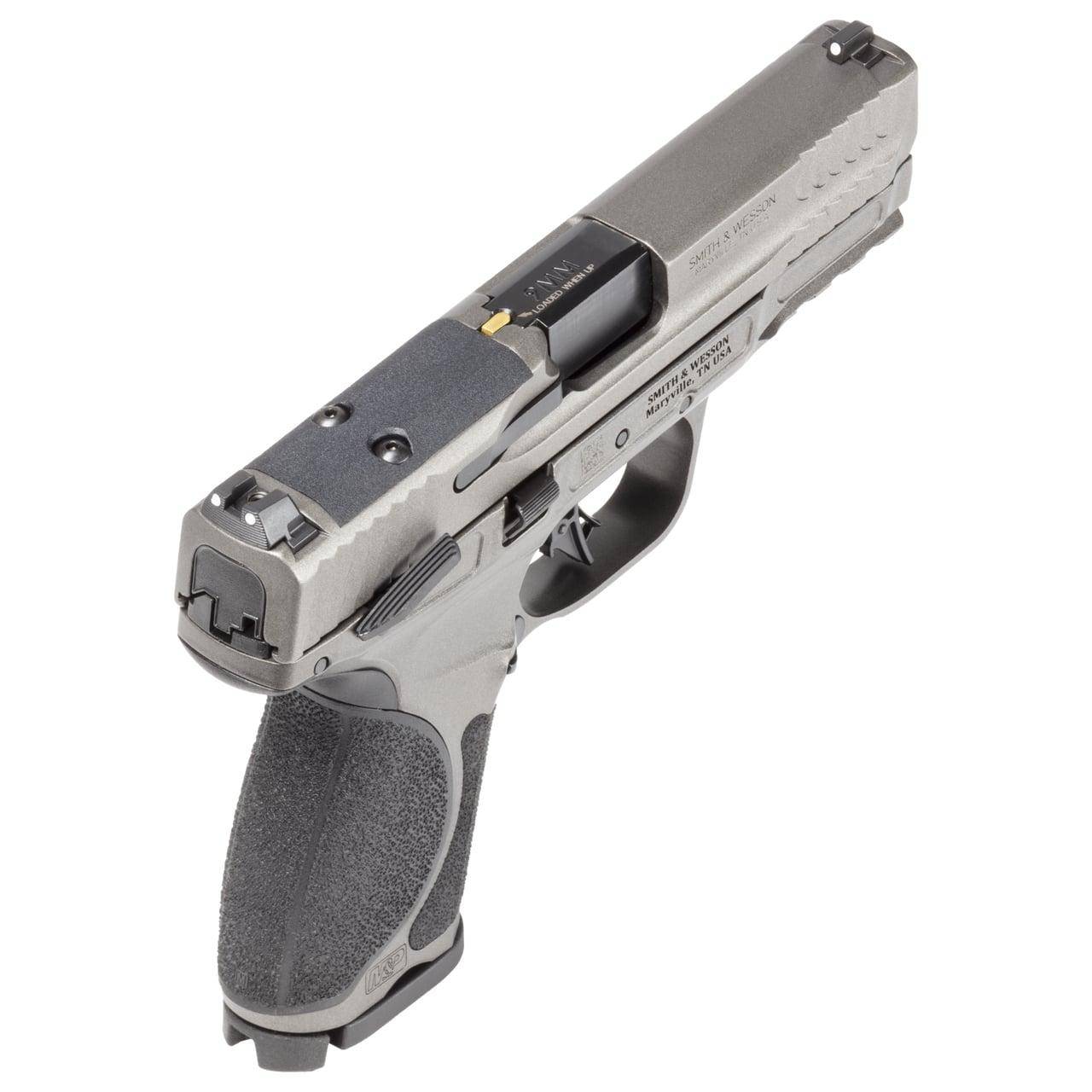 S&W M&P9 M2.0 Metal Optic Ready Compact Handgun 9mm Luger 10rd Magazines(2) 4" Barrel Thumb Safety Load Indicator CA Compliant - Image 5