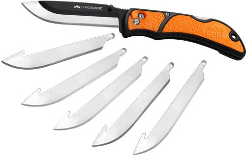 Outdoor Edge RazorEDC Lite Replaceable Blade Folding Knife 3-1/2" Drop Point Blade Orange - Image 8