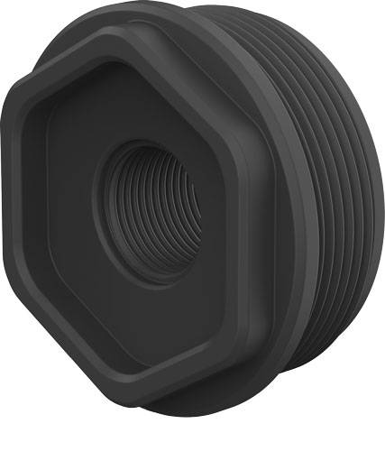 Breek Arms Direct Thread Suppressor Hub Mount Titanium 1/2x28 1.375x24 - Image 3