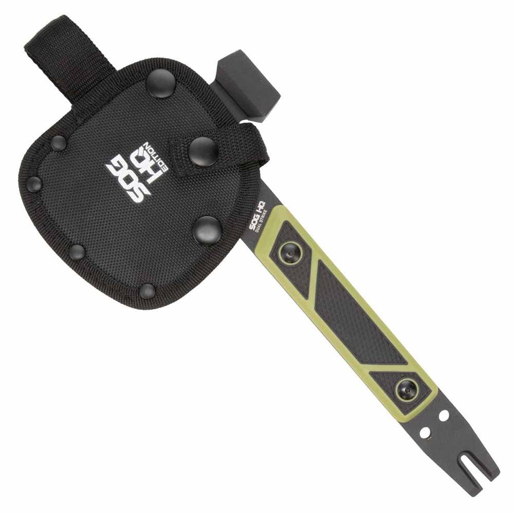 SOG Knives Dual Strike Ax 3" Blade Black Green - Image 3