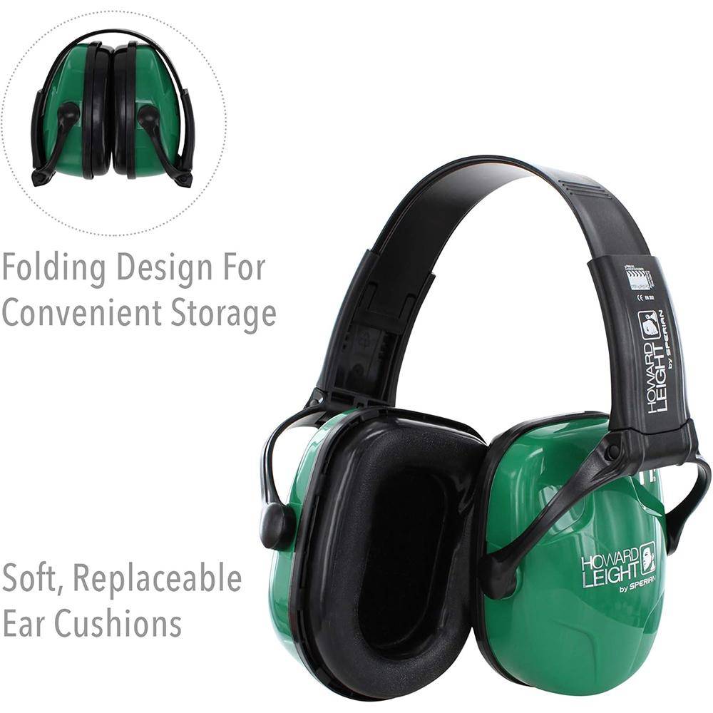 Howard Leight Shooting Sports Safety Combo Kit 25dB Ear Muffs with Clear Shooting Glasses - Image 3