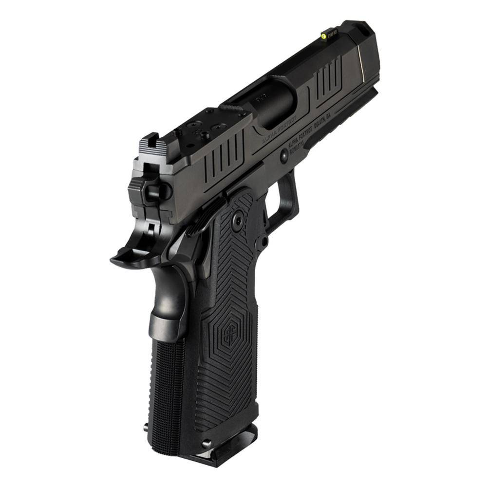 Alpha Foxtrot AF1911-Romulus Handgun 9mm Luger 17rd (1) & 20rd (1) Magazine 3.5" Compensated Threaded Barrel Black MOS Cut - Image 3
